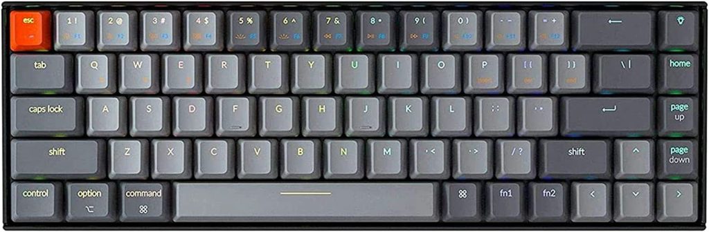 Keychron K6 Mechanical Keyboards 65% Compact 68 Key Wireless Gaming Keyboard