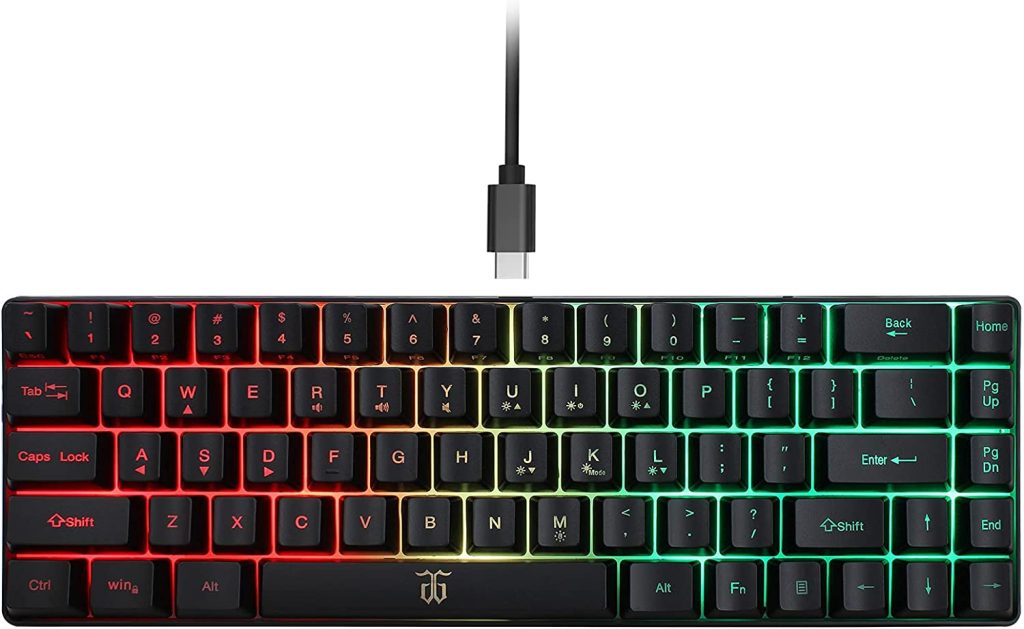 Snpurdiri Wired 65% Gaming Keyboard
