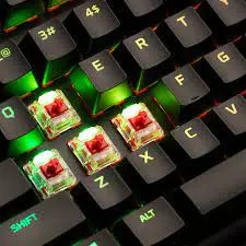 Silent keyboard switches for gamers