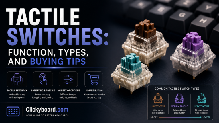Tactile Switches: Function, Types, and Buying Tips 8 tactile-switches-functions-types