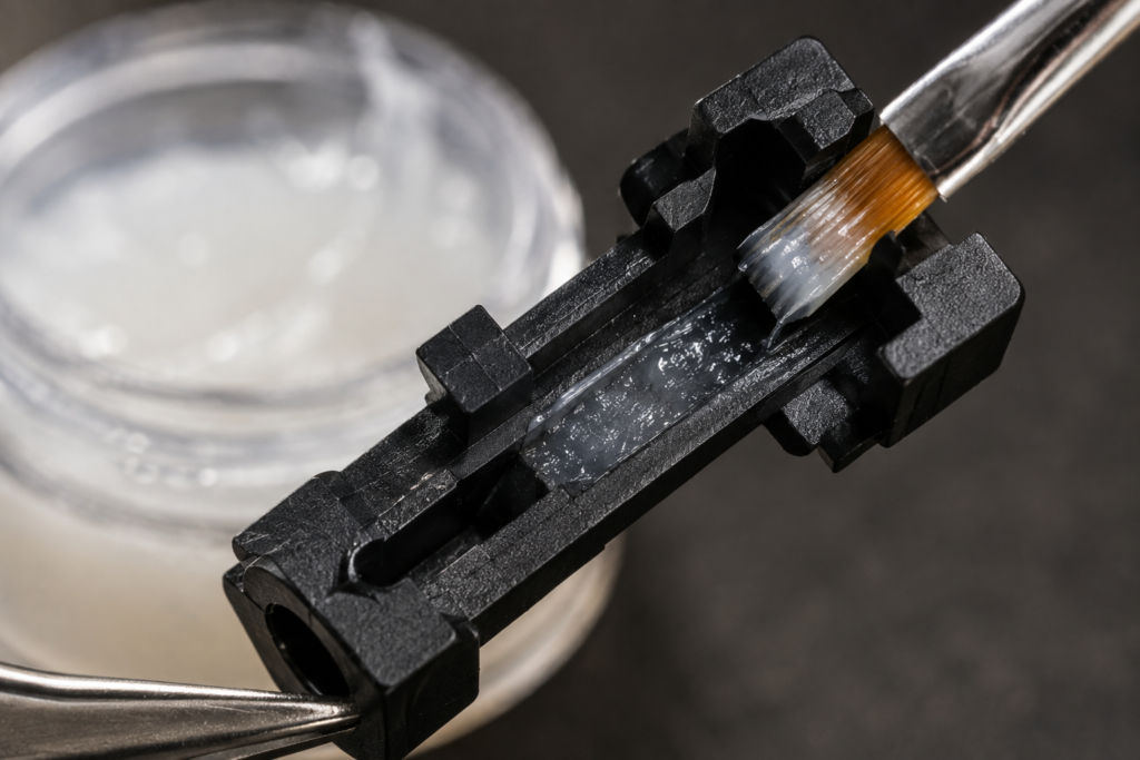 How to Lube Keyboard Stabilizers: Stop the Rattle for Good 6 Lube housng interior