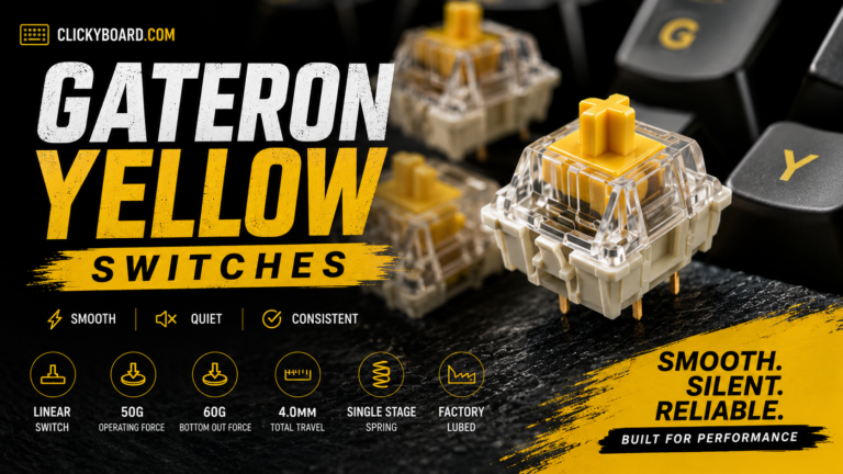 Gateron Yellow Switches (2026): Every Version Compared 3 gateron yellow switch