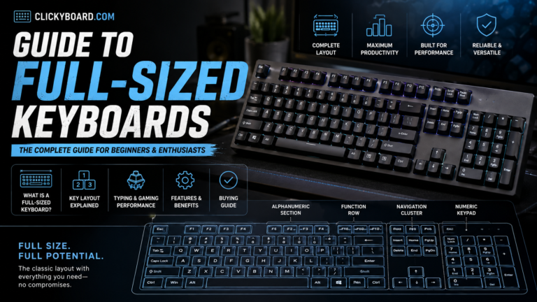 Full-Size Keyboards (2026): Who Still Needs 104 Keys? 3 guide to full sized keyboards