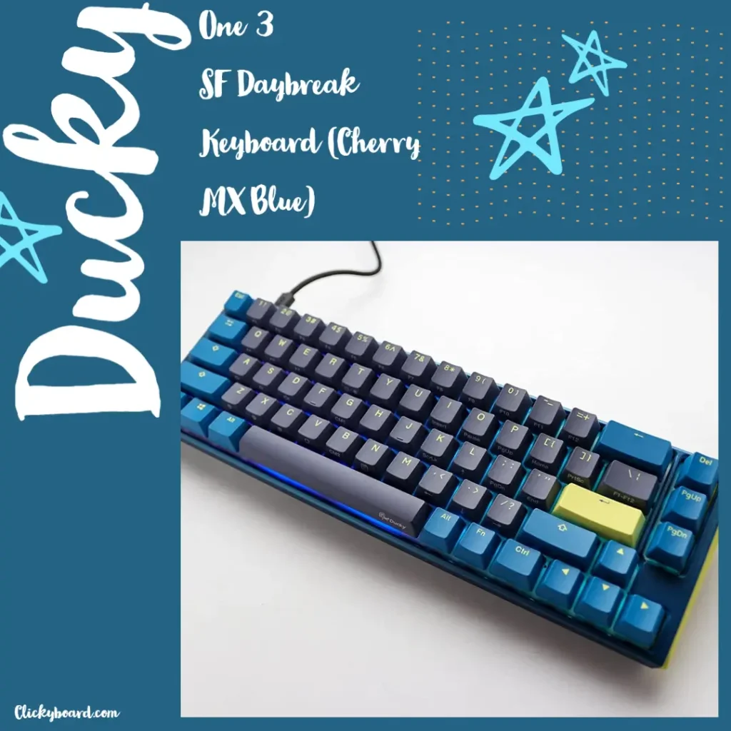 Ducky One 3 SF Daybreak Keyboard (Cherry MX Blue)