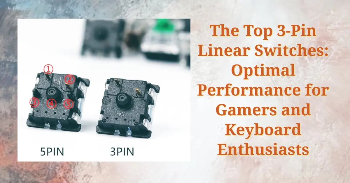 3-pin linear switches by Gateron