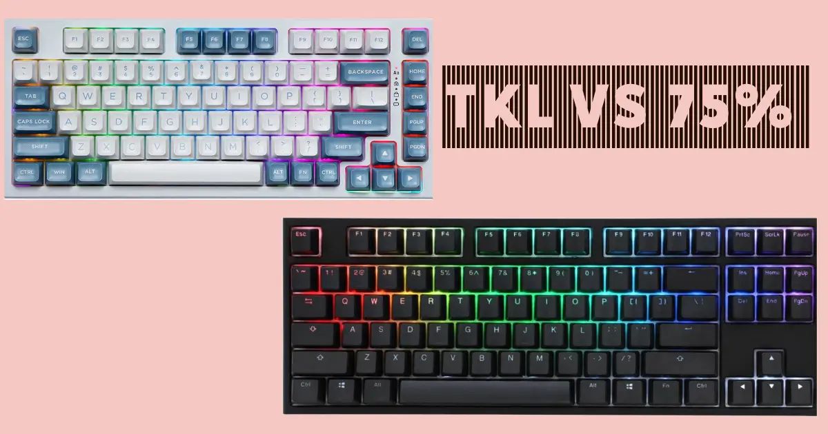 TKL vs 75% keyboard