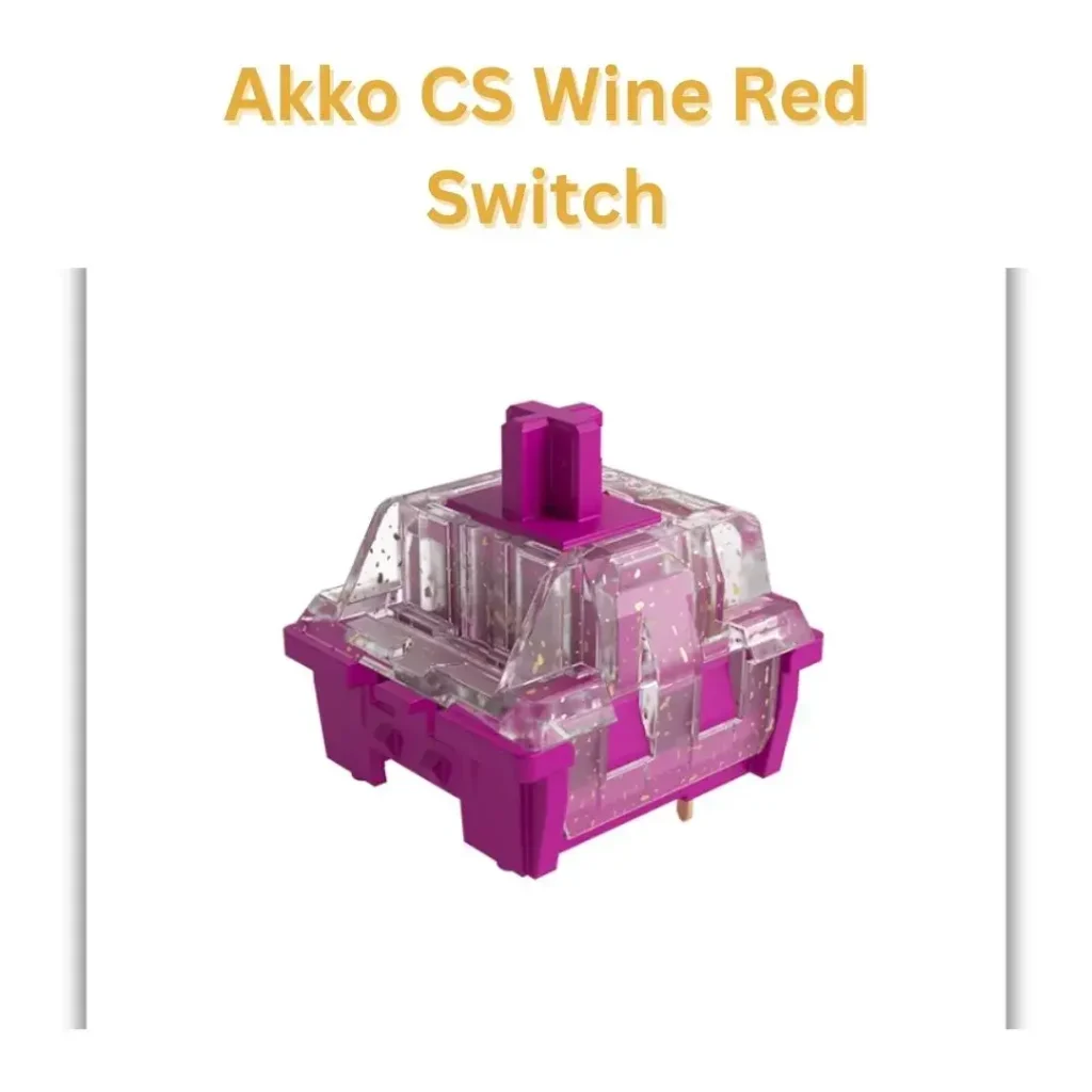 Akko CS Red Wine factory pre lubed linear switches Best factory lubed linear switches
