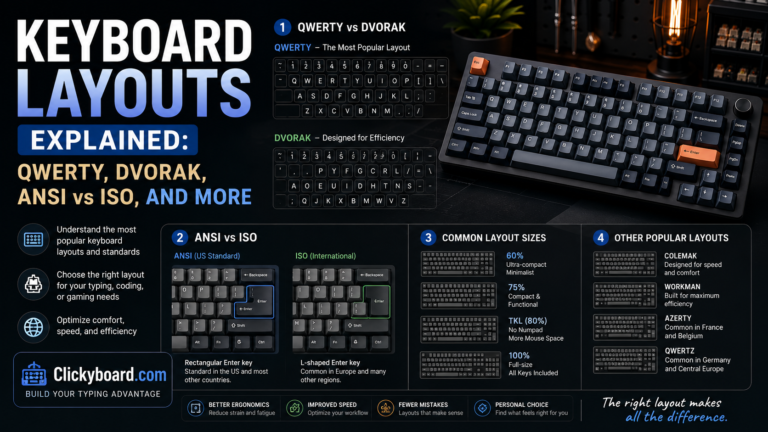 Keyboard Layouts Explained: QWERTY, Dvorak, ANSI vs ISO, and More 2 Keyboard layout explained
