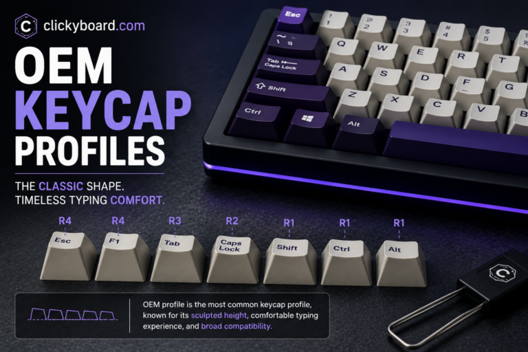 OEM Keycap Profiles: The Complete Guide for Mechanical Keyboards (Updated 2025) 1 OEM-Keycap-Profile