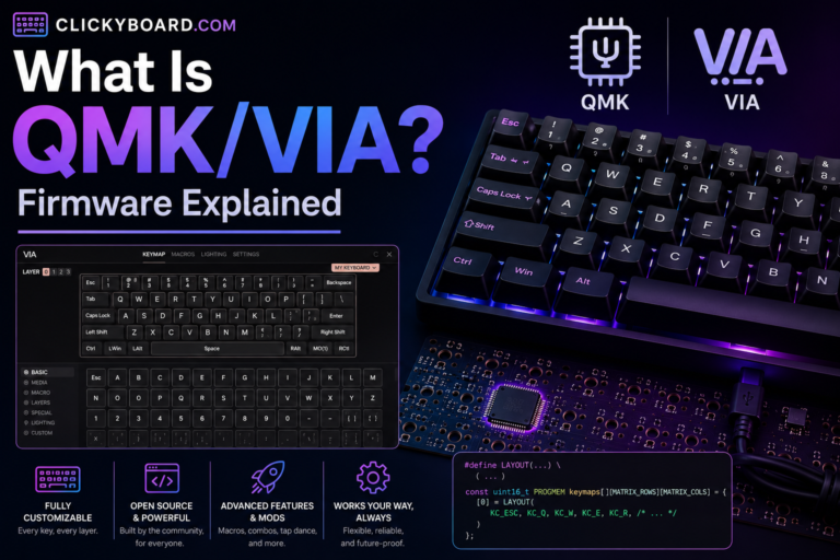 What Is QMK/VIA? Firmware Explained 1 what-is-Qmk-vs-VIA